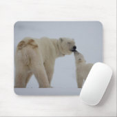 Eisbär-Mutter mit CUB Mousepad (Mit Mouse)