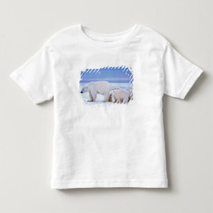 Eisbär-Mutter mit Jungen Kleinkind T-shirt