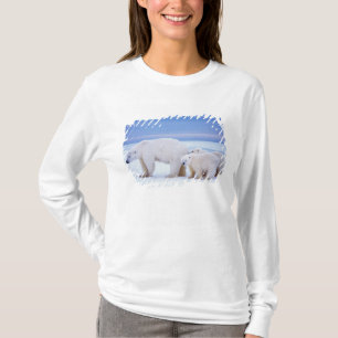 Eisbär-Mutter mit Jungen T-Shirt