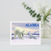Eisbär - Mutter Nose Best Postkarte (Stehend Vorderseite)