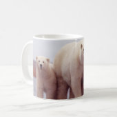 Eisbär-Mutter und CUB Kaffeetasse (Vorderseite Links)
