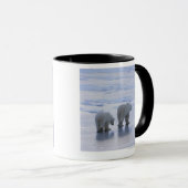 Eisbär-Mutter und CUB Tasse (VorderseiteRechts)