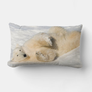 Eisbär nahe der Hudson Bay Lendenkissen