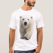 Eisbär nähert sich T-Shirt (Vorderseite)