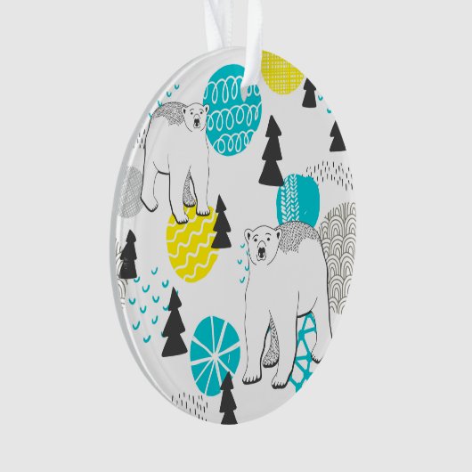 Eisbär Ornament (Vorderseite)