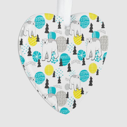 Eisbär Ornament (Vorderseite)