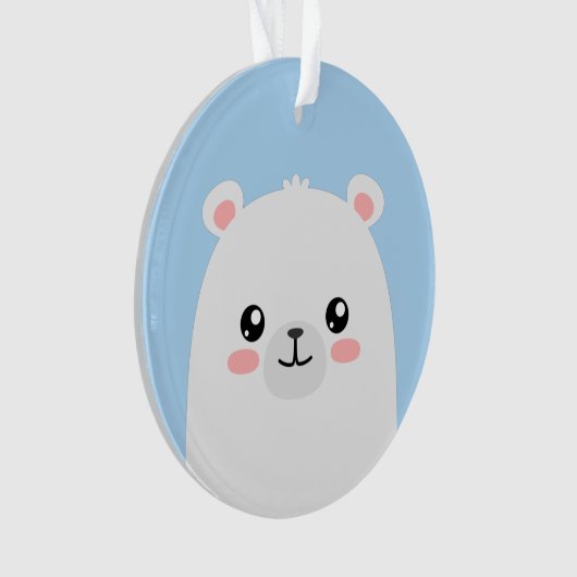 Eisbär Ornament (Vorderseite)