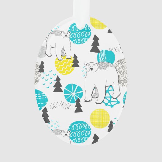 Eisbär Ornament (Rückseite)