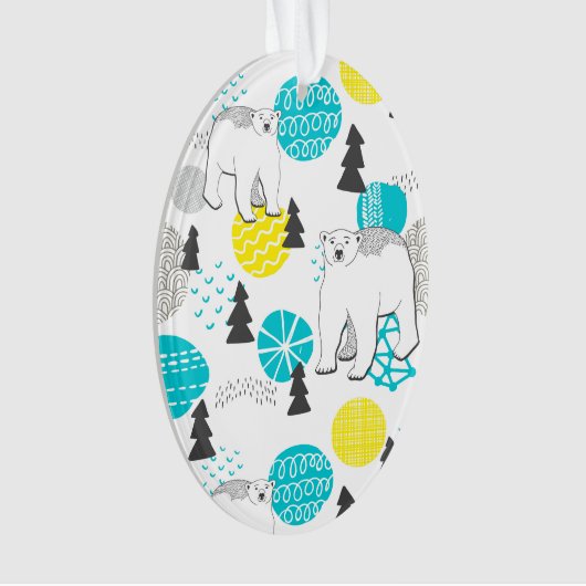 Eisbär Ornament (Vorderseite)