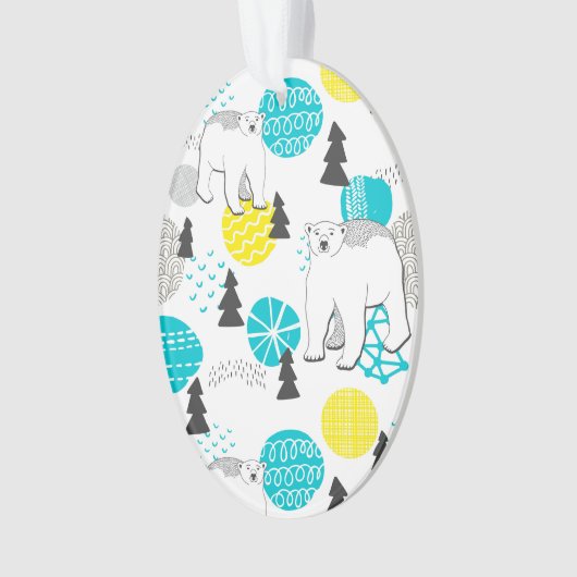 Eisbär Ornament (Vorderseite)