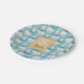 Eisbär Pappteller (Schrägansicht)