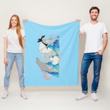 Eisbär, Pinguin abstrakt