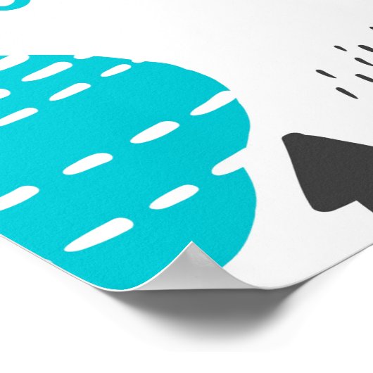 Eisbär Poster (Ecke)