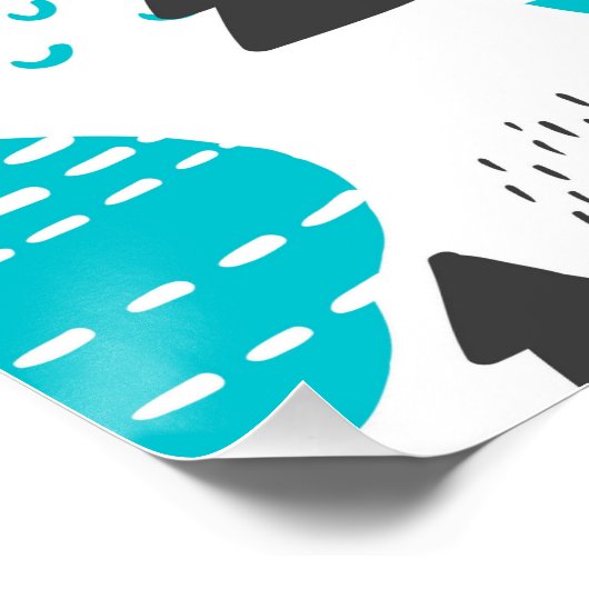 Eisbär Poster (Ecke)