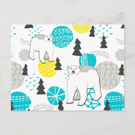 Eisbär Postkarte (Vorderseite)