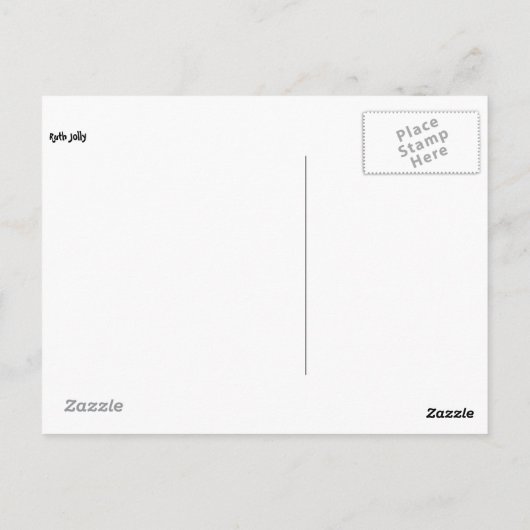 Eisbär Postkarte (Rückseite)