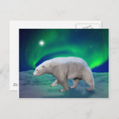 Eisbär Postkarte (Vorne/Hinten)
