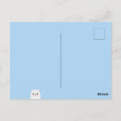 Eisbär Postkarte (Rückseite)