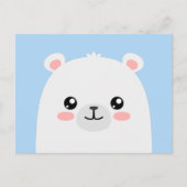 Eisbär Postkarte (Vorderseite)