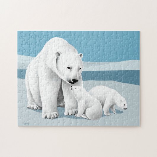 Eisbär Puzzle (Horizontal)