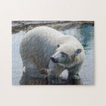 Eisbär-Puzzlespiel
