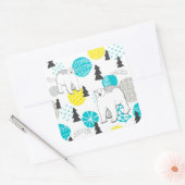 Eisbär Quadratischer Aufkleber (Umschlag)