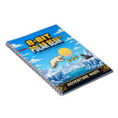 Eisbär, Retro-8-Bit-Pixelkunst Notizblock (Rechte Seite)
