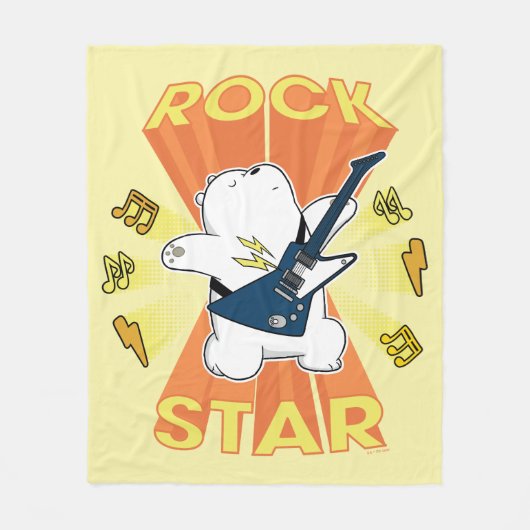 Eisbär - Rock Star Fleecedecke (Vorderseite)