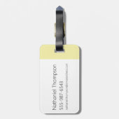 Eisbär - Rock Star Gepäckanhänger (Rückseite vertikal)