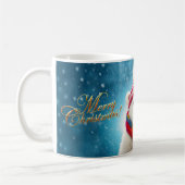 Eisbär-Santa-Mütze und -Schal Kaffeetasse (Links)