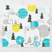 Eisbär Schaumweinetikett (Einzelnes Label)