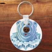 Eisbär Schlüsselanhänger (Vorderseite)