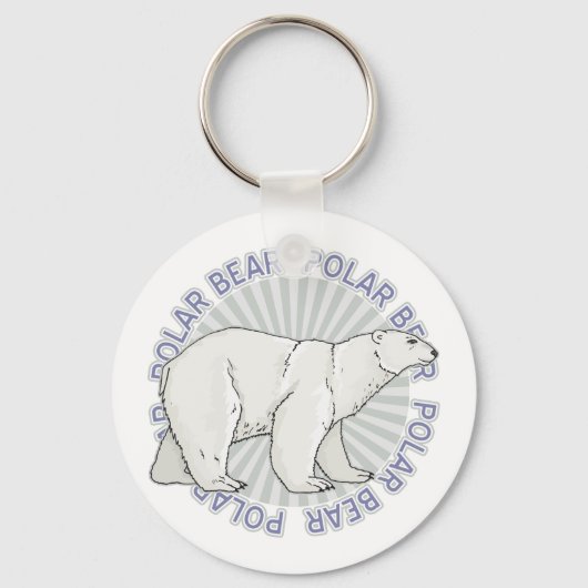 Eisbär Schlüsselanhänger (Vorderseite)
