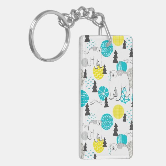 Eisbär Schlüsselanhänger (Vorderseite links)