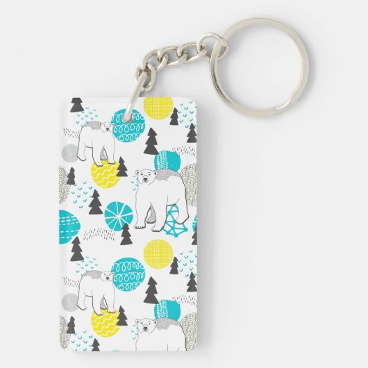 Eisbär Schlüsselanhänger (Rückseite)