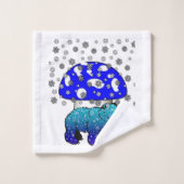 Eisbär Schneeflocken Schneeflocken Schneeflocken H Badhandtuch Set (Waschlappen)