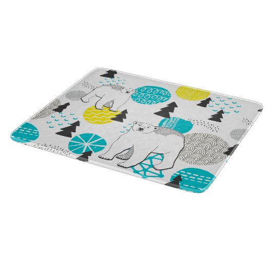 Eisbär Schneidebrett (Ecke)