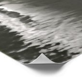 Eisbär, schwarz und weiß (7) poster (Ecke)