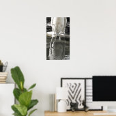 Eisbär, schwarz und weiß (7) poster (Heimbüro)