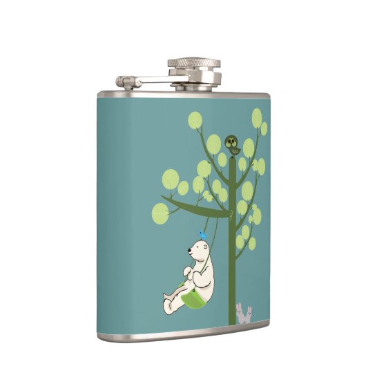 Eisbär schwingt flachmann (Rechts)