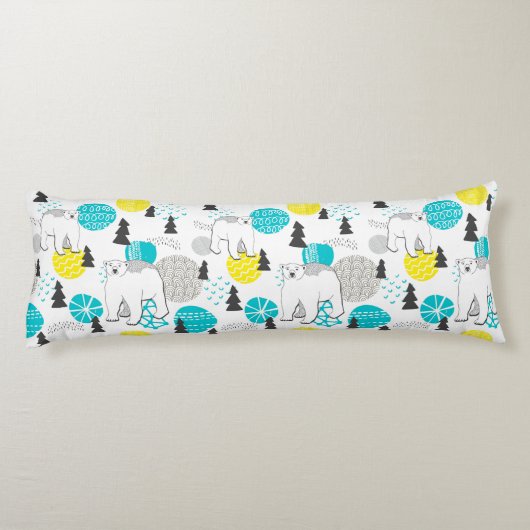 Eisbär Seitenschläferkissen (Rückseite)