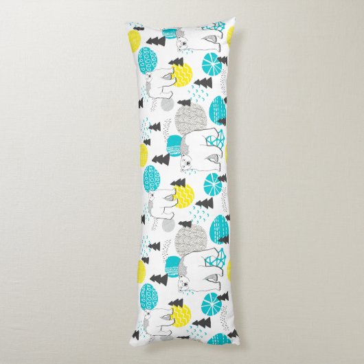 Eisbär Seitenschläferkissen (Rückseite (Vertikal))