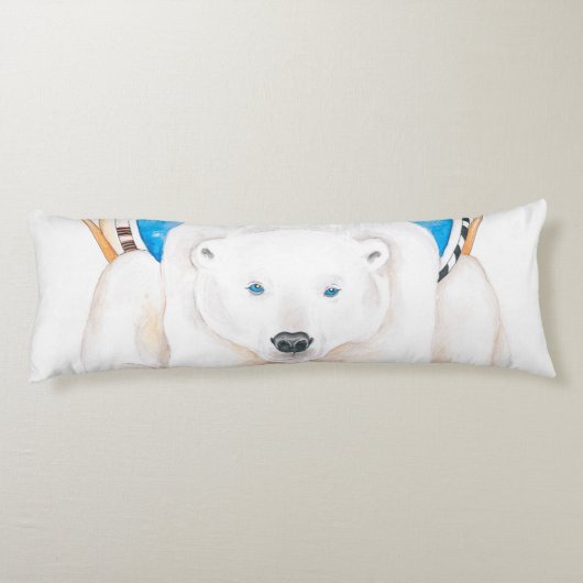 Eisbär Seitenschläferkissen (Rückseite)