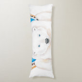 Eisbär Seitenschläferkissen (Vorderseite Vertikal)