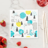 Eisbär Serviette (Beispiel)