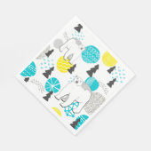 Eisbär Serviette (Ecke)