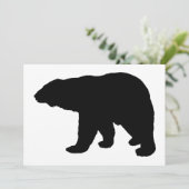 Eisbär-Silhouette (Stehend Vorderseite)