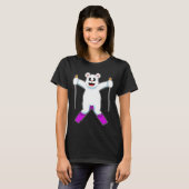 Eisbär Skiwintersport T-Shirt (Vorne ganz)