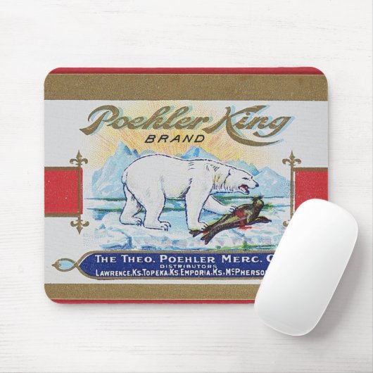 Eisbär-Snack für Lieblingsessen Mousepad (Mit Mouse)
