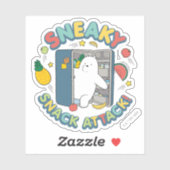 Eisbär - Sneaky Snack Attack! Aufkleber (Blatt)